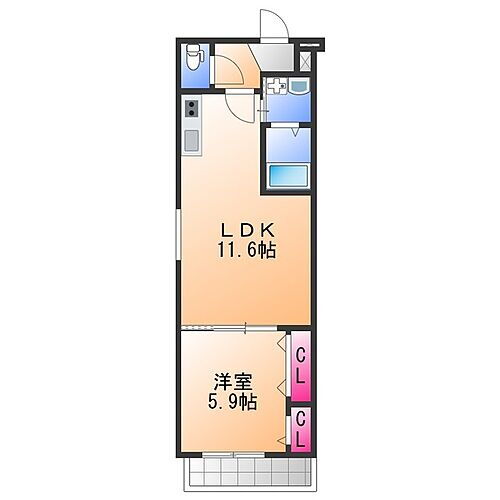 大阪府泉佐野市市場南1丁目 泉佐野駅 1LDK アパート 賃貸物件詳細