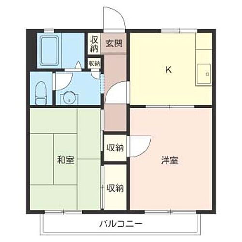 神奈川県横浜市神奈川区片倉1丁目5-13 片倉町駅 2K アパート 賃貸物件詳細