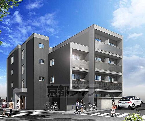 京都府城陽市寺田正道 地上3階地下1階建 