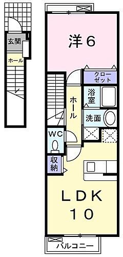 兵庫県姫路市大津区恵美酒町1丁目 平松駅 1LDK アパート 賃貸物件詳細