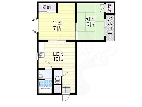 スタンドアップ桑津 3階 2LDK 賃貸物件詳細