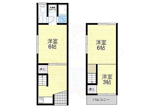 大阪府大阪市東住吉区公園南矢田3丁目 矢田駅 3K 一戸建て 賃貸物件詳細