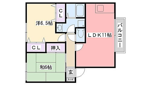 兵庫県西宮市甲子園二番町8-32 甲子園口駅 2LDK アパート 賃貸物件詳細