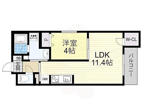 ウェルスクエア帝塚山 2階 1LDK 賃貸物件詳細