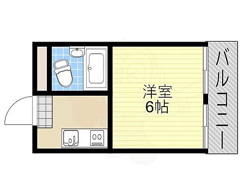 大阪府大阪市阿倍野区西田辺町2丁目 西田辺駅 1K マンション 賃貸物件詳細