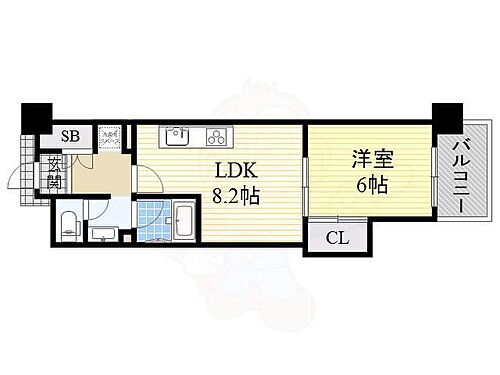 大阪府大阪市中央区瓦屋町3丁目10番1号 近鉄日本橋駅 1LDK マンション 賃貸物件詳細