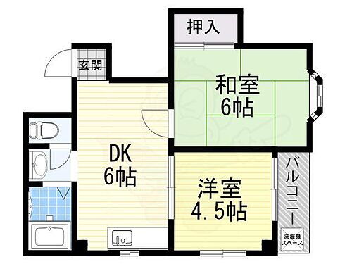 大阪府大阪市東成区中道4丁目4番24号 玉造駅 2DK マンション 賃貸物件詳細