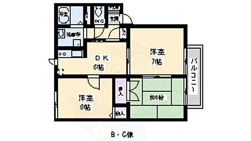 大阪府和泉市今福町1丁目 和泉府中駅 3DK アパート 賃貸物件詳細