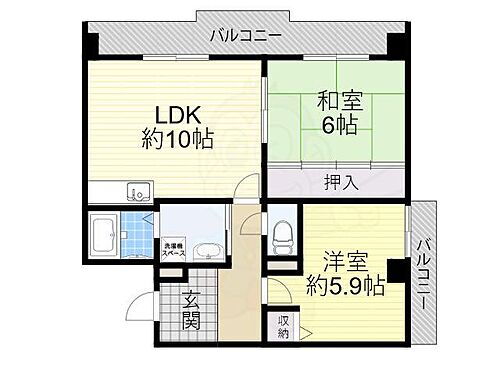 大阪府泉大津市旭町14番14号 泉大津駅 2LDK マンション 賃貸物件詳細