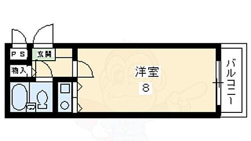 京都府京都市中京区下黒門町 大宮駅 ワンルーム マンション 賃貸物件詳細