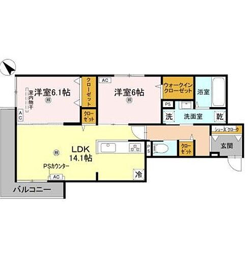 大阪府大阪市東淀川区豊里2丁目 上新庄駅 2LDK アパート 賃貸物件詳細