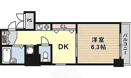 エステムコート新大阪 5階 1DK 賃貸物件詳細