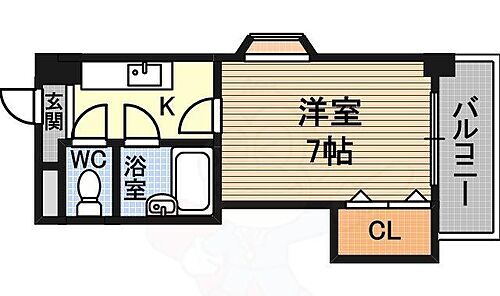 大阪府大阪市淀川区十三東1丁目14番16号 十三駅 1K マンション 賃貸物件詳細