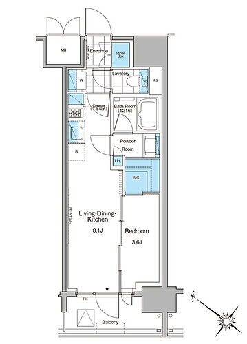 東京都品川区西大井1丁目9-19 西大井駅 1LDK マンション 賃貸物件詳細