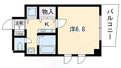 京都府京都市下京区五条通東洞院東入万寿寺町 五条駅 1K マンション 賃貸物件詳細