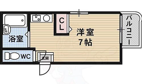 大阪府吹田市岸部南1丁目 岸辺駅 ワンルーム マンション 賃貸物件詳細