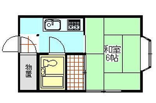 ロンモンテ八橋 2階 1K 賃貸物件詳細