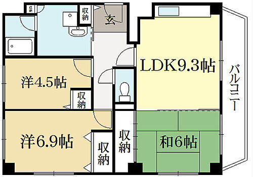 京都府京都市左京区下鴨夜光町 北山駅 3DK マンション 賃貸物件詳細