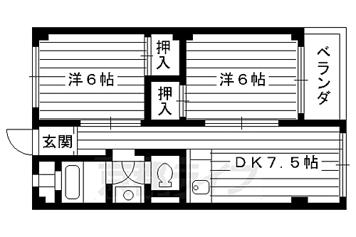 京都府京都市伏見区深草池ノ内町 藤森駅 2DK マンション 賃貸物件詳細