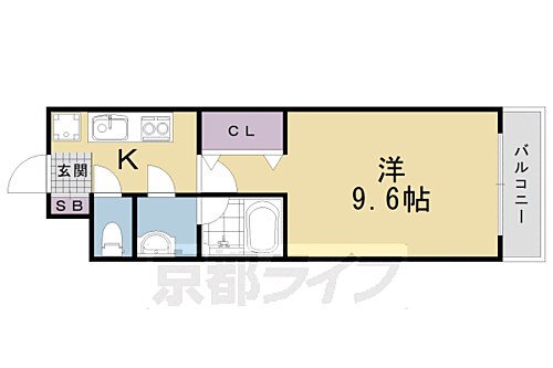 ＡＲＴＩＳＴＡ円町ドゥーエ 1階 1K 賃貸物件詳細