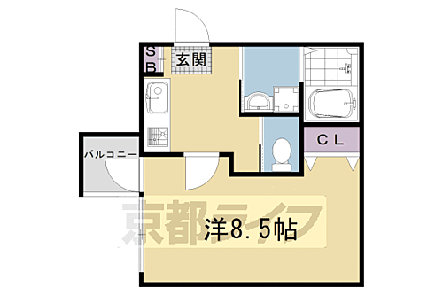 京都府京都市右京区花園内畑町 花園駅 1K アパート 賃貸物件詳細