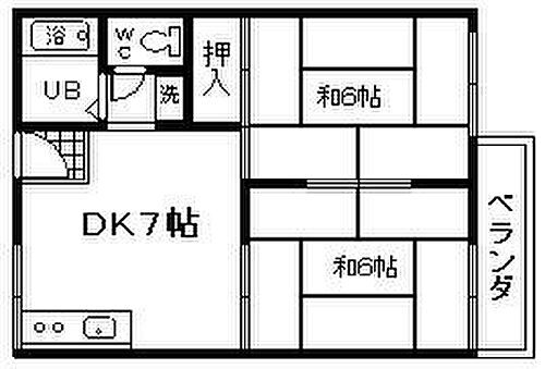 大阪府岸和田市小松里町 下松駅 2DK アパート 賃貸物件詳細