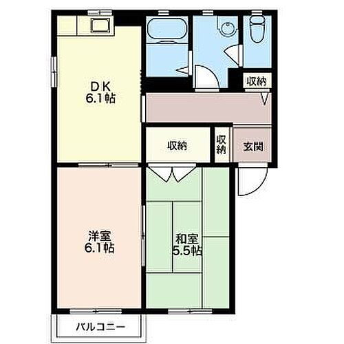 茨城県常陸太田市内堀町 常陸太田駅 2DK アパート 賃貸物件詳細