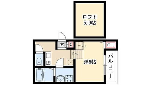 愛知県名古屋市中川区西日置2丁目6-6-1 山王駅 1K アパート 賃貸物件詳細