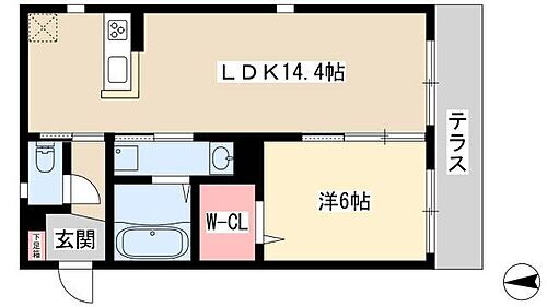 愛知県名古屋市中村区竹橋町20-6 太閤通駅 1LDK アパート 賃貸物件詳細