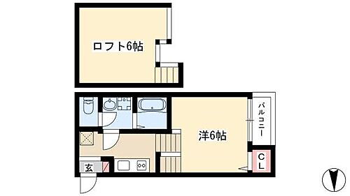 愛知県名古屋市北区山田西町3丁目123-1 大曽根駅 1K アパート 賃貸物件詳細