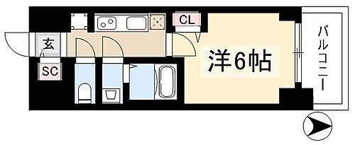 愛知県名古屋市中区大須2丁目30-6 大須観音駅 1K マンション 賃貸物件詳細