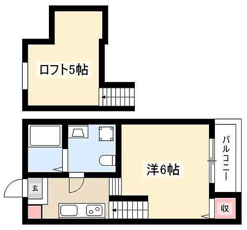 愛知県名古屋市西区児玉3丁目24-14 浄心駅 1K アパート 賃貸物件詳細