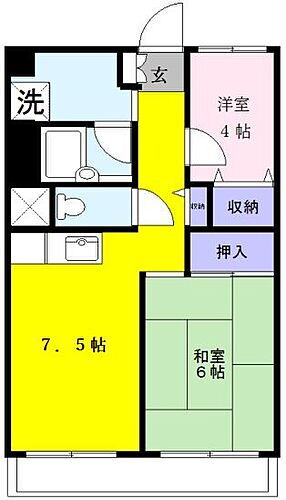 蓮根ペガサスビル 1階 2DK 賃貸物件詳細