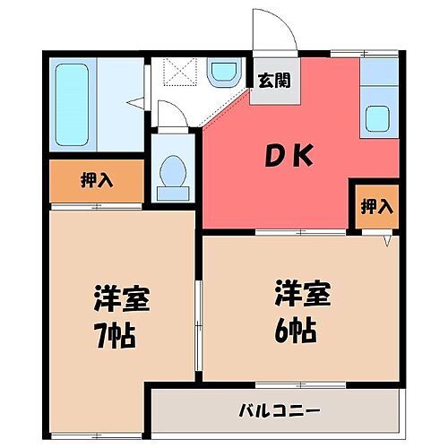 栃木県下都賀郡壬生町至宝３丁目 賃貸アパート