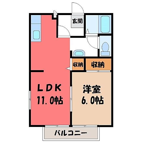 マリアージュ　Ｂ棟 1階 1LDK 賃貸物件詳細