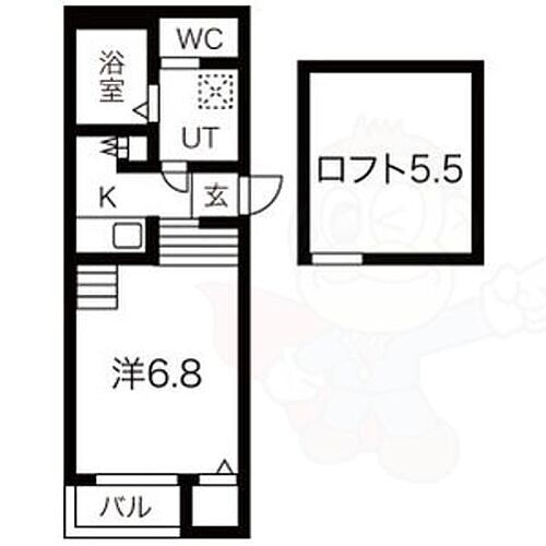 愛知県名古屋市中川区野田１丁目 高畑駅 1SK アパート 賃貸物件詳細