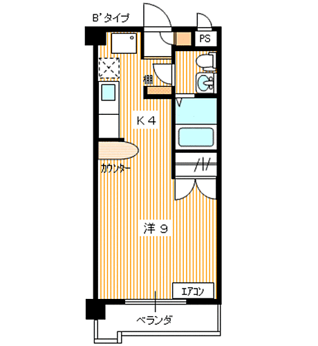 山口県下関市大学町4丁目 幡生駅 1K マンション 賃貸物件詳細