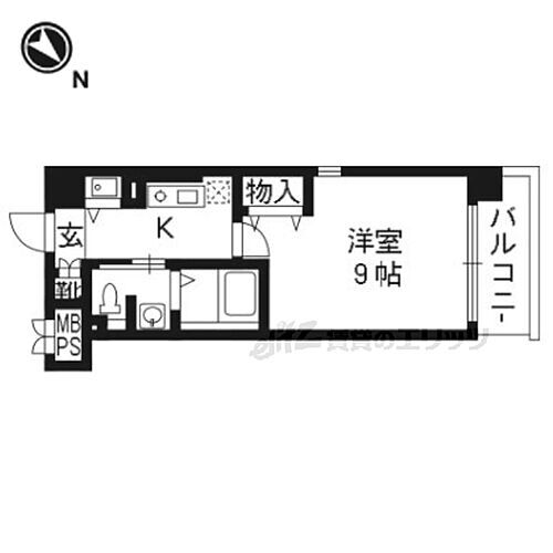 京都府京都市下京区河原町通高辻上る天満町 京都河原町駅 1K マンション 賃貸物件詳細