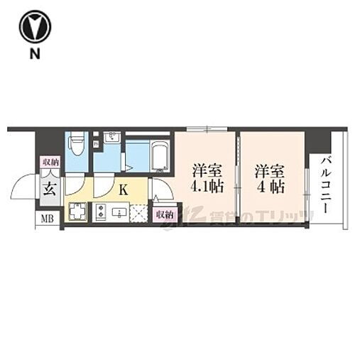 京都府京都市南区吉祥院西ノ庄西浦町 西大路駅 2K マンション 賃貸物件詳細