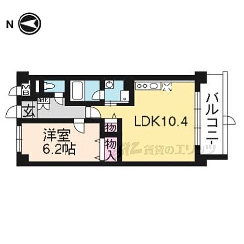 ラフィール 5階 1LDK 賃貸物件詳細