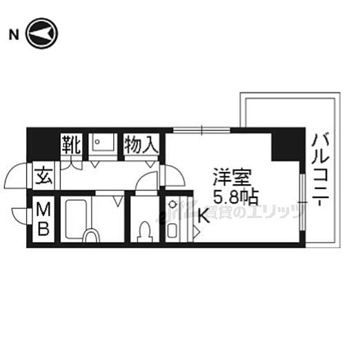 京都府京都市下京区中堂寺坊城町 丹波口駅 ワンルーム マンション 賃貸物件詳細