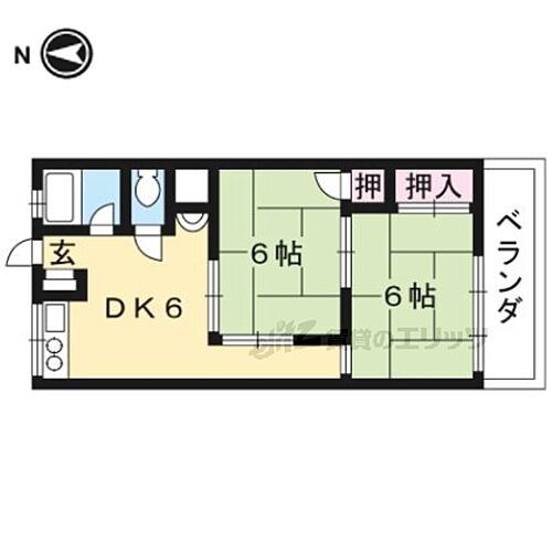 京都府京都市伏見区竹田浄菩提院町 竹田駅 2DK マンション 賃貸物件詳細