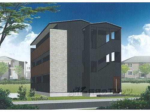 京都府京都市山科区西野岸ノ下町  3階建