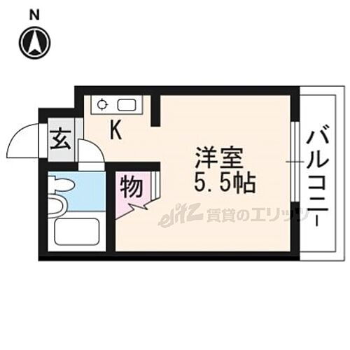 京都府京都市山科区八軒屋敷町 追分駅 1K マンション 賃貸物件詳細