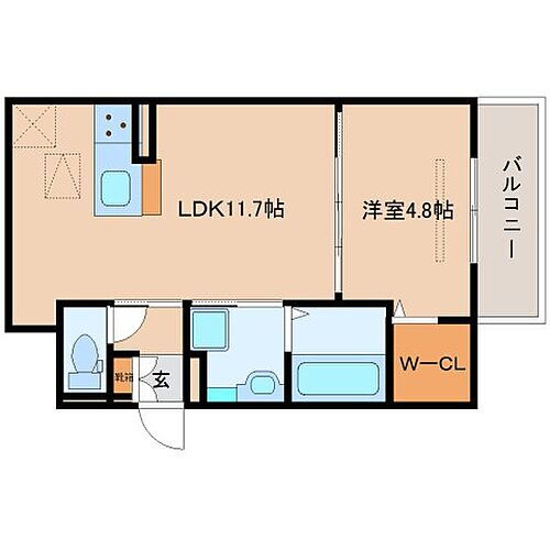 ラーゼンルーエ 1階 1LDK 賃貸物件詳細