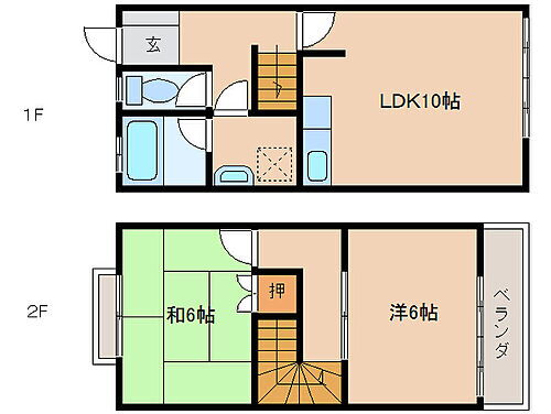 奈良県香芝市下田東5丁目 香芝駅 2LDK 一戸建て 賃貸物件詳細