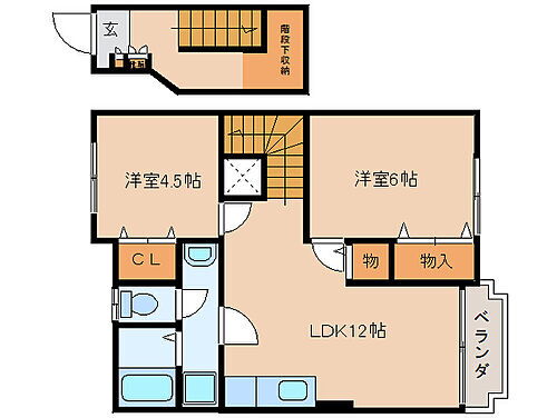 奈良県大和郡山市額田部北町 平端駅 2LDK アパート 賃貸物件詳細