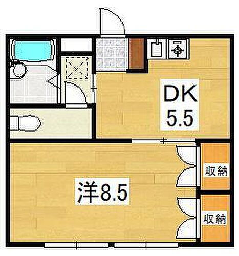 アムール白樺 1階 1DK 賃貸物件詳細
