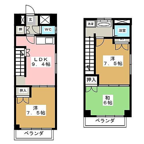 ＡＭＩＴＹヤスダ 4階 3LDK 賃貸物件詳細