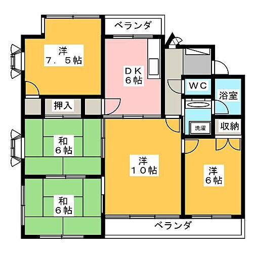 稲舟マンション 3階 5DK 賃貸物件詳細